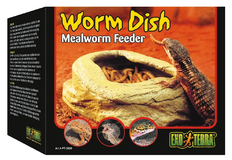 Festive holiday tableware sets-Exo Terra - Micro Worm Feeder Dish