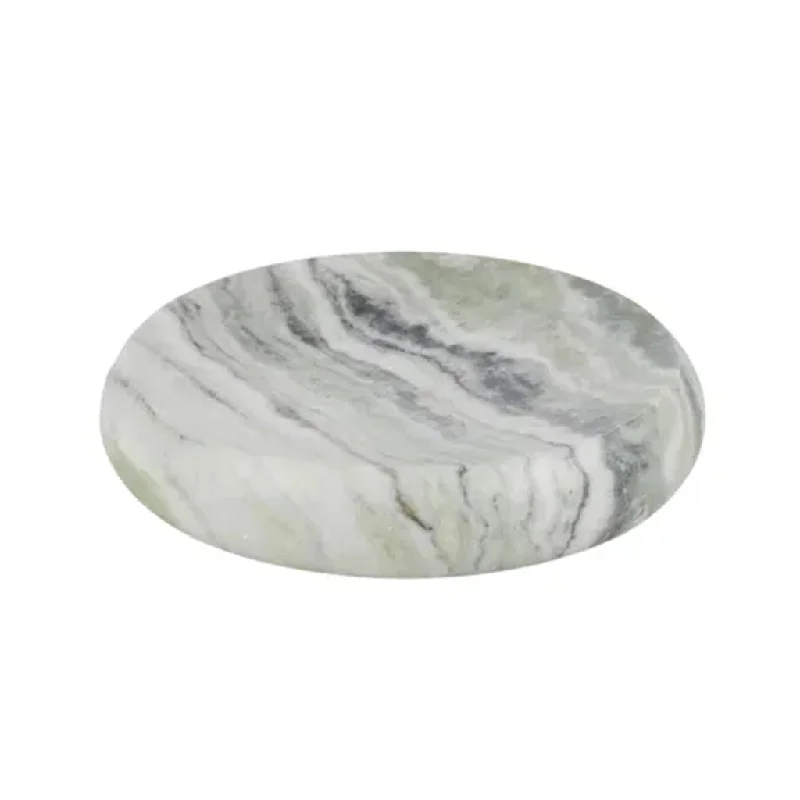 Sleek stainless steel trays-Coast to Coast Mineral Marble Dish 24 x 24 x 4.5cm - Green