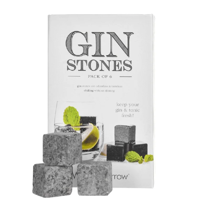 Rustic wooden dinner trays-Gin Stones Set/6