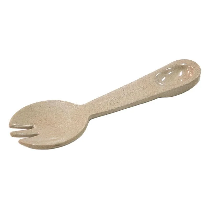 Classic white soup spoons-Rice Husk Soul Spork