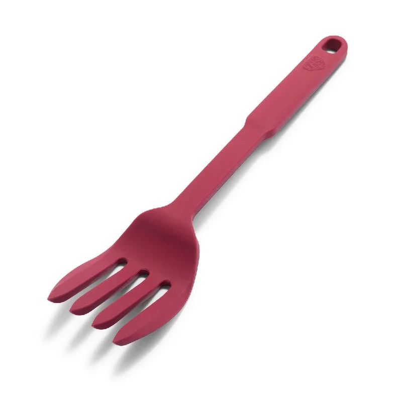 Bold red soup bowls-GreenLife 10-in-One Silicone Fork | Red