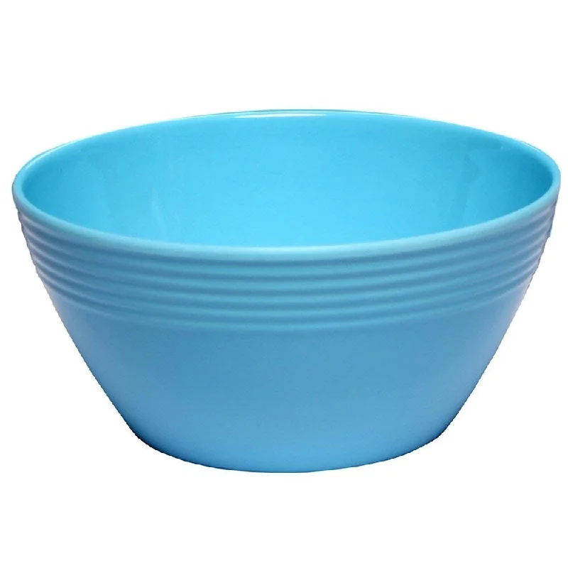 Designer porcelain teacups-Melange 6-Piece Melamine Bowl Set (Solids Collection )|Shatter-Proof and Chip-Resistant Melamine Bowls|Color: Blue