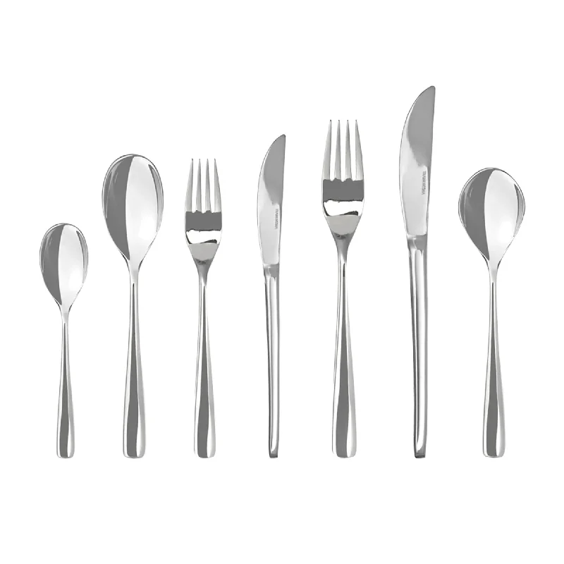 Compact camping dinnerware-Tramontina Crystal Cutlery Set 56pc