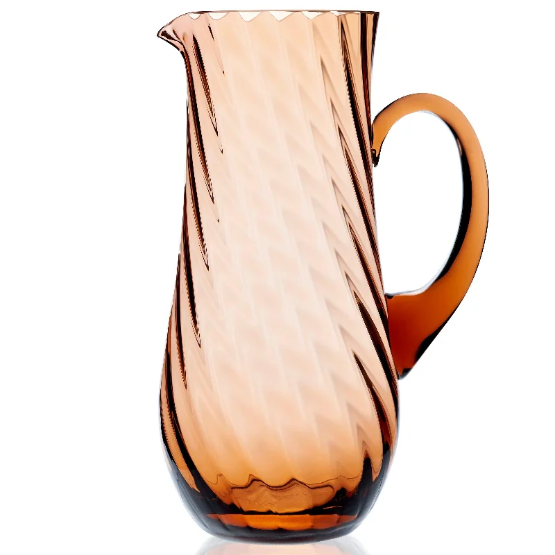 Retro enamel camping cups-Quinn Amber Pitcher