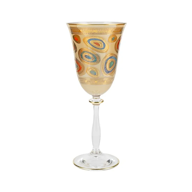 Heavy-duty plastic party cups-Regalia Cream Wine Glass