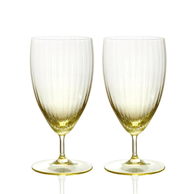 Shatterproof plastic wine cups-Quinn Citrine Everyday Glasses