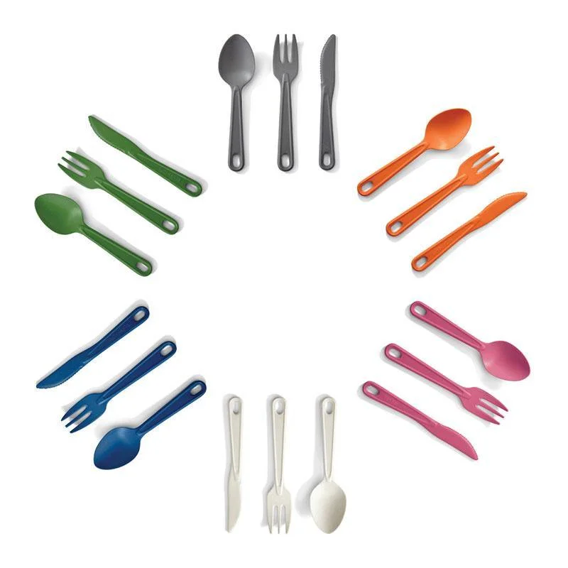 Stylish copper dinner plates-All Natural Cutlery Set