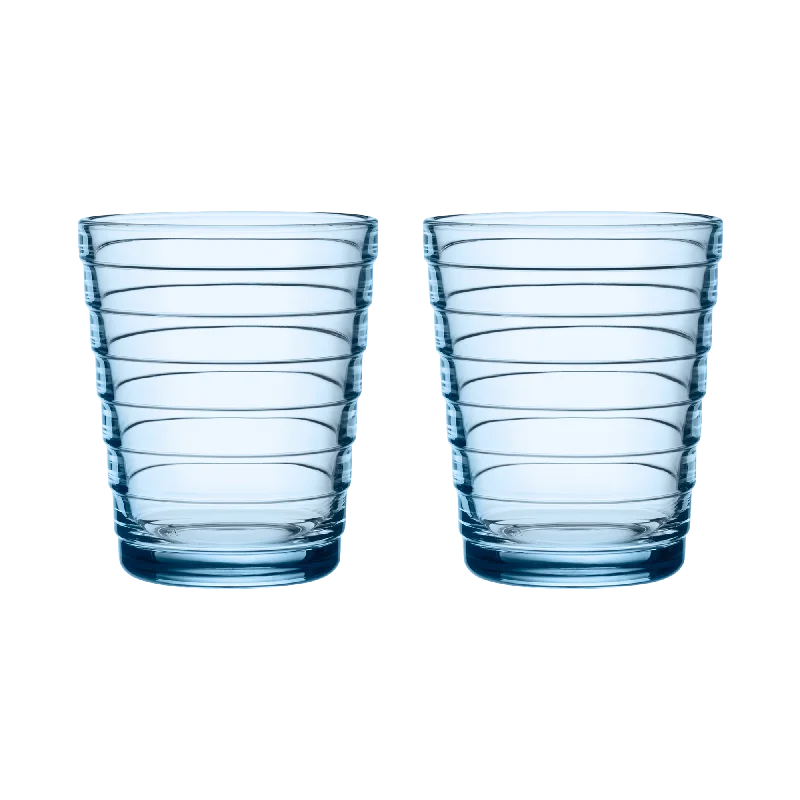 Heavy-duty plastic party cups-iittala Aino Aalto Aqua Medium Tumbler (Set of 2)