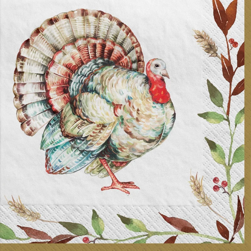 Durable melamine dinner sets-Thanksgiving Grateful Day Luncheon Napkins | 36 ct