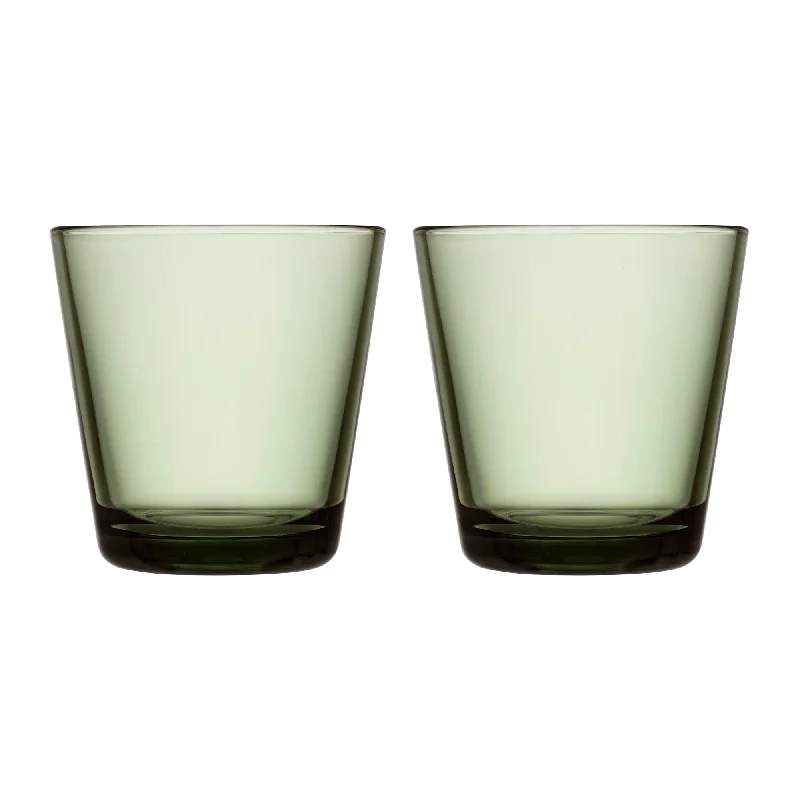 Glittery plastic tumblers-iittala Kartio Pine Green Medium Tumbler (Set of 2)