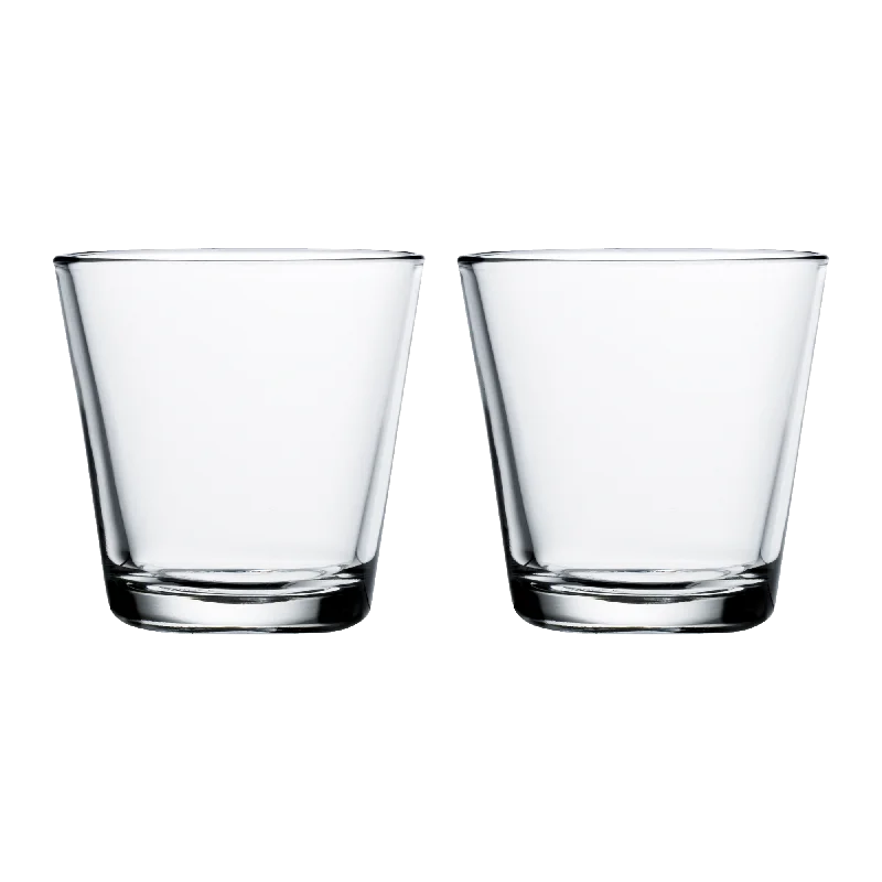 Small ceramic cappuccino cups-iittala Kartio Clear Medium Tumbler (Set of 2)