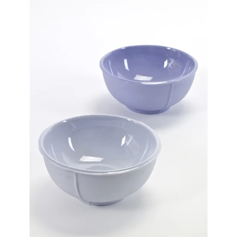 Rustic clay baking dishes-Bowl Small D12,7 H5,6 Set of 2 Lilla-Purple -A