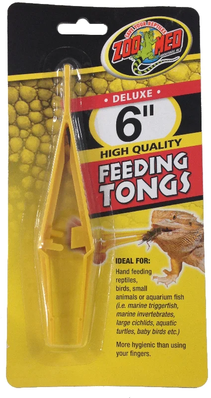 Durable stainless steel cutlery-Zoo Med - Plastic Feeding Tongs