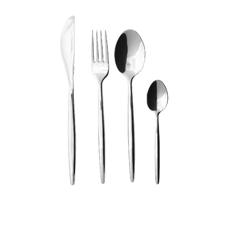 Shatter-resistant plastic plates-Shervin Verkil Divine Cutlery Set 40pc