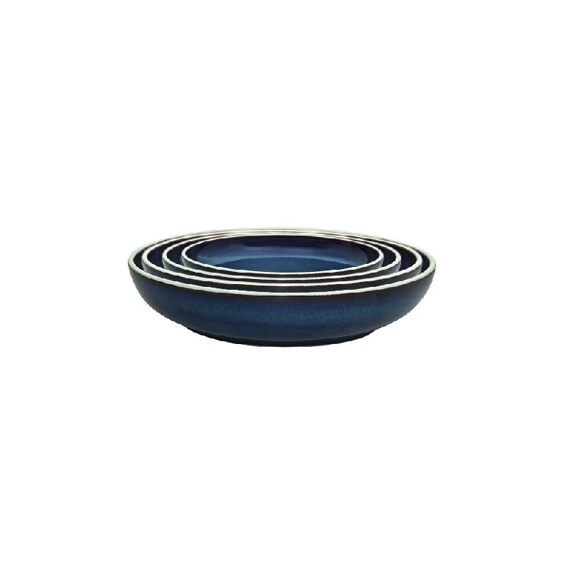 Durable melamine dinner sets-Denby Peveril Set of 4 Nesting Bowls