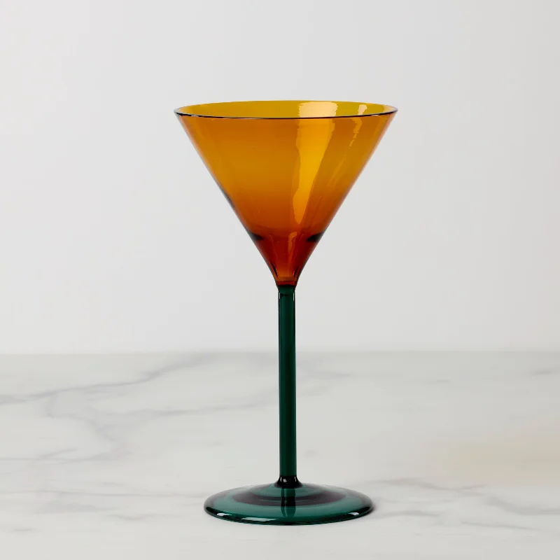 Reusable straw tumblers for drinks-Niko Artisan-Crafted Martini Glass