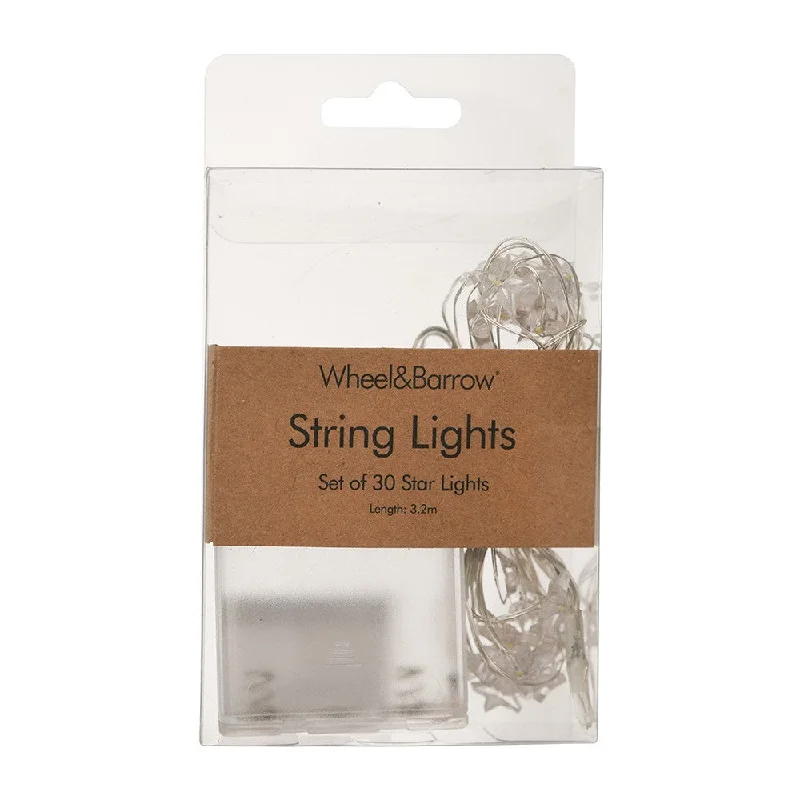 Lightweight bamboo cutlery-String Lights Star 30 Bulbs 3.2m