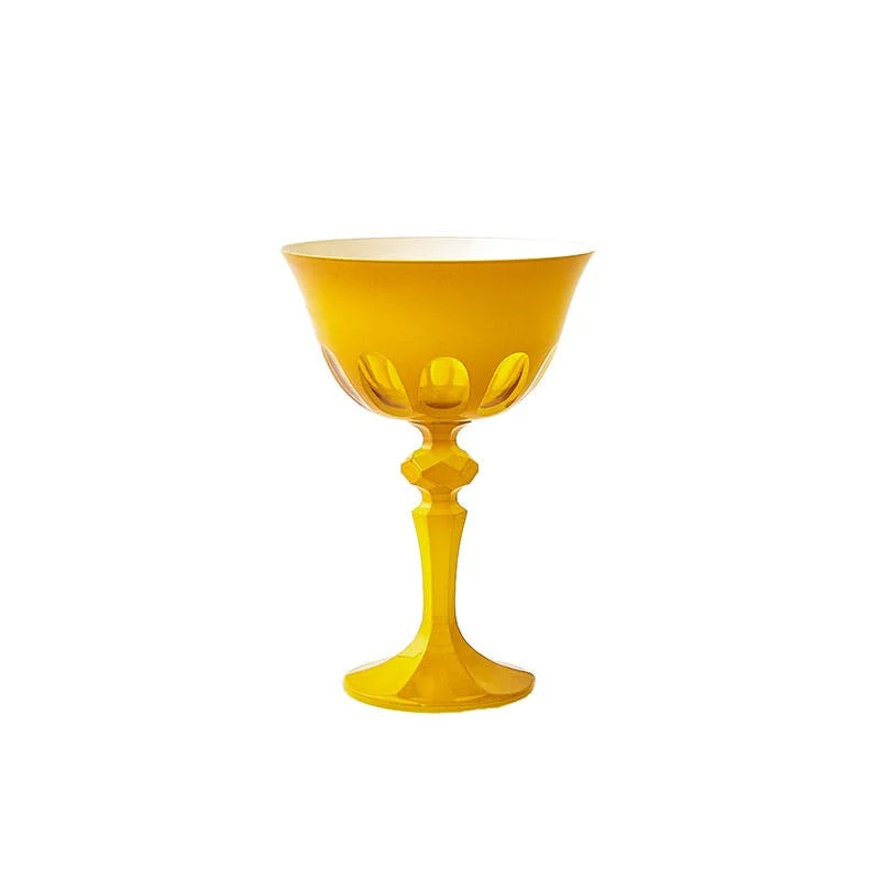 Heavy-duty glass beer mugs-Rialto Champagne Coupe 295ml, Saffron