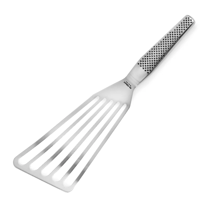 Retro striped dinnerware-Global Stainless Steel Slotted Fish Spatula/Turner