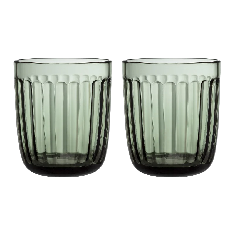 Matte finish stainless mugs-iittala Raami Pine Green Tumbler (Set of 2)