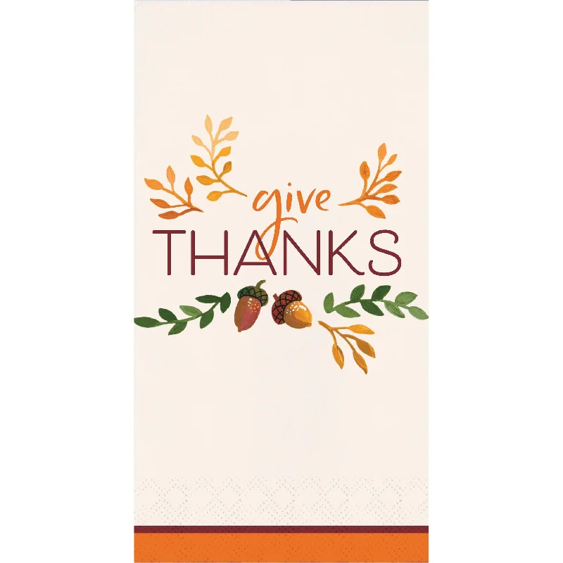 Hand-painted ceramic teapots-Thanksgiving Fall Festivities Guest Towel Napkins | 16 ct