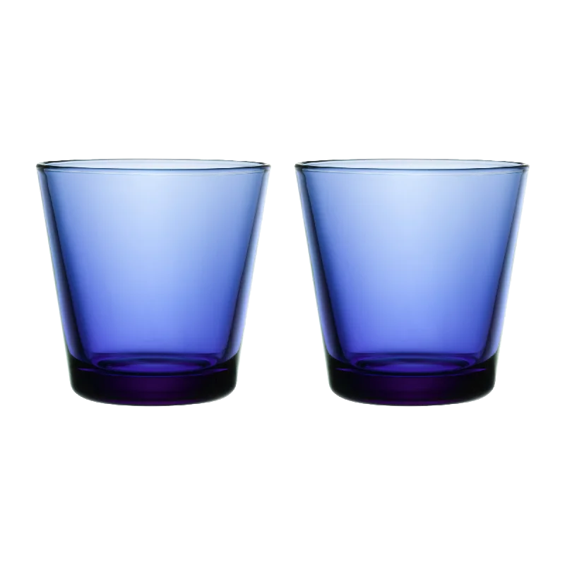 Luxury gold tumblers-iittala Kartio Ultramarine Blue Medium Tumbler (Set of 2)