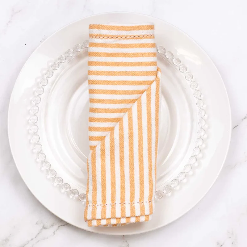 Heavy-duty glass baking dishes-Madison Stripe Napkin