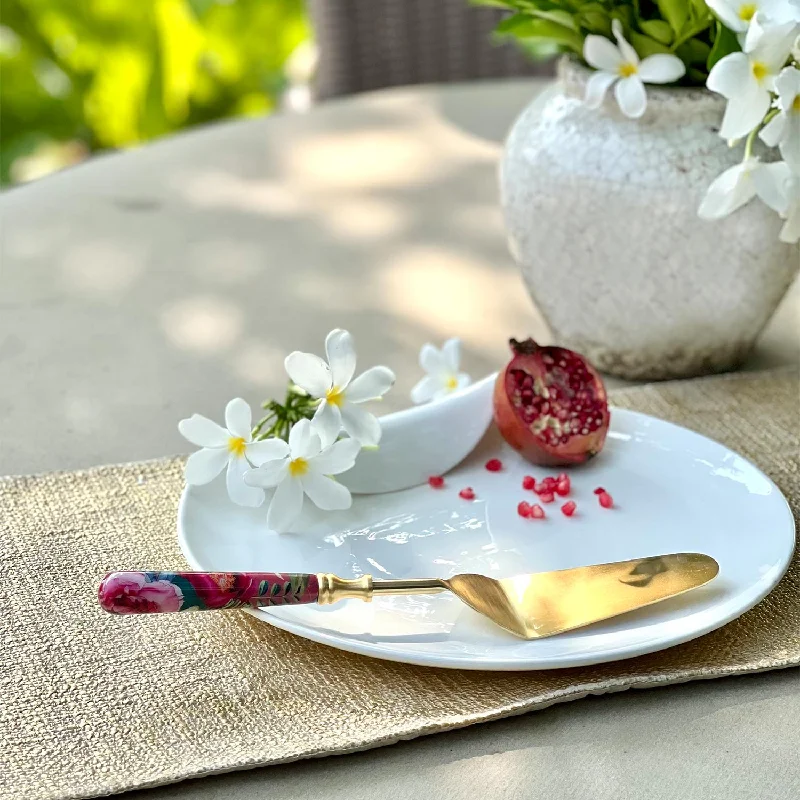 Durable stainless steel cutlery-Single Cake Server - Windsor Blooms