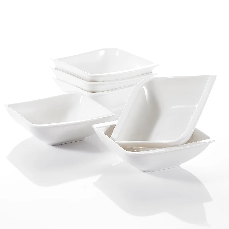 Festive Christmas tableware-vancasso, Series Gitana, 6-Piece Porcelain Cereal Bowl Set