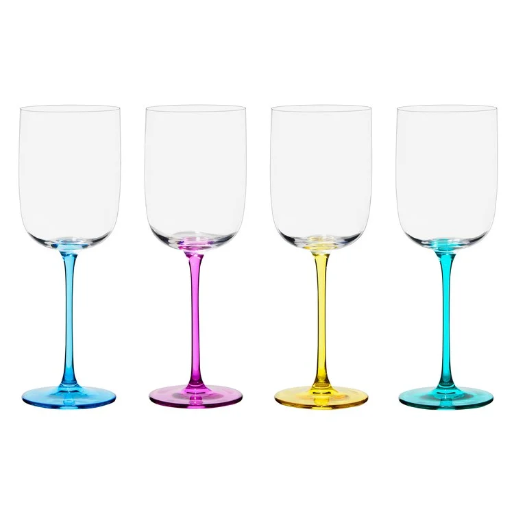 Cute cartoon character cups-Contemporary Wine Glasses Set of 4