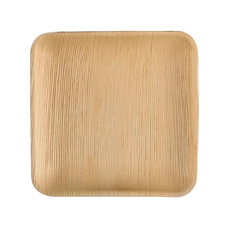 6" Square Palm Leaf Eco Friendly Appetizer/Salad Plates