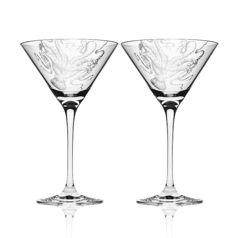 Elegant silver-rimmed teacups-Lucy Martini Glasses