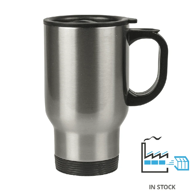 Clear acrylic cups for picnics-14 oz Stainless Steel Travel Mug - ORCA - Silver