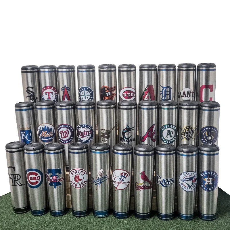 Festive Christmas mugs-MLB Teams Metal Dugout Mug | Stainless Steel Bat Mug