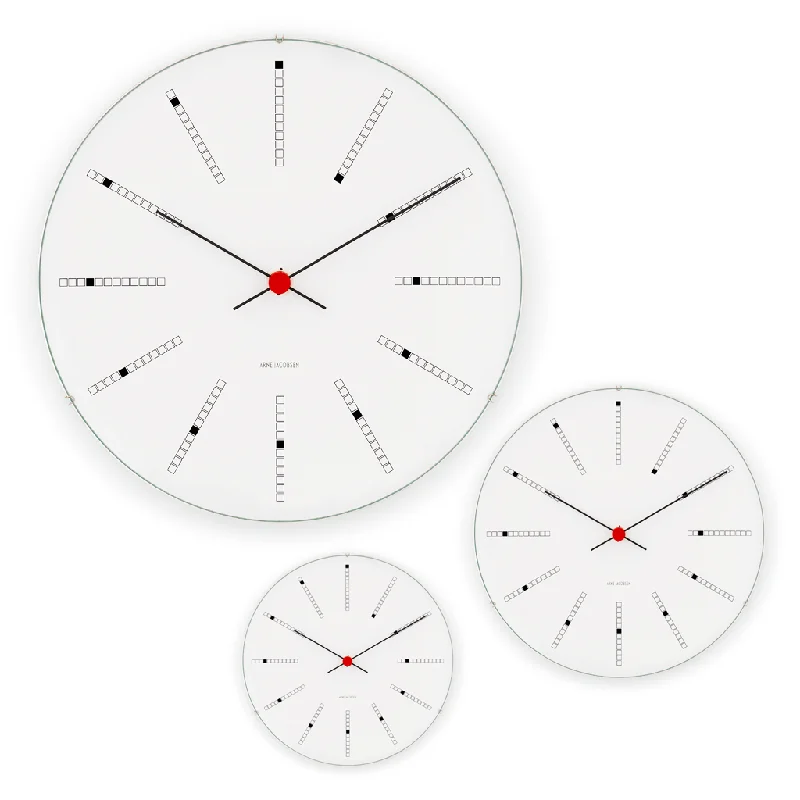 Cute kids’ wall decals-Arne Jacobsen - Banker's Wall Clock