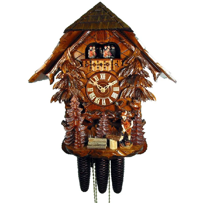 Stylish woven storage baskets-August Schwer Cuckoo Clock - 5.0470.01.C - Made in Germany