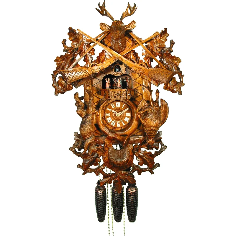 Luxury marble throw pillows-August Schwer Cuckoo Clock - 5.1251.01.C - Made in Germany