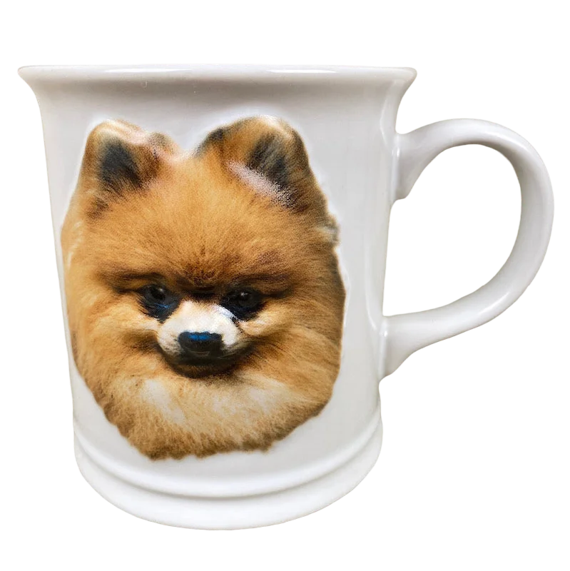 Sleek stainless steel water cups-Best Friend Originals Pomeranian Embossed Mug Xpres