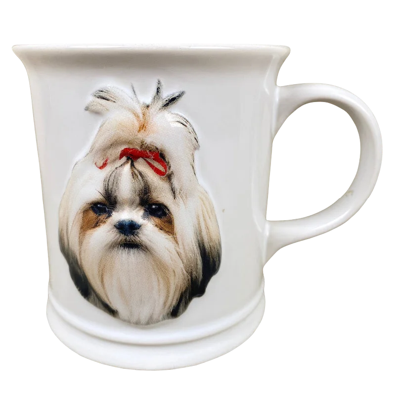 Durable plastic travel cups-Best Friend Originals SHIH TZU Embossed Mug Xpres