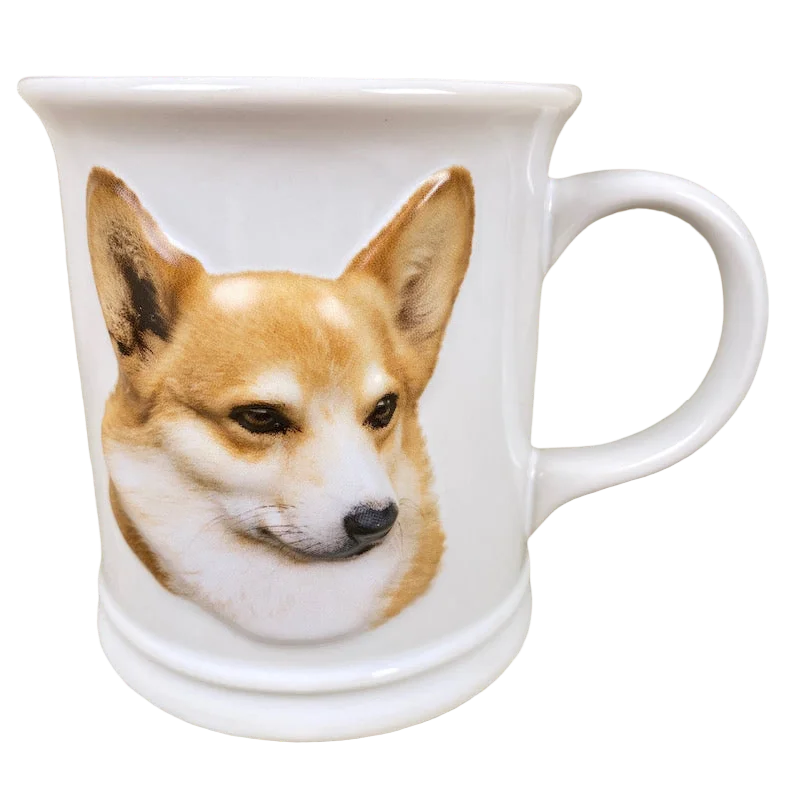 Leak-proof tumblers for travel-Best Friend Originals Welsh Corgi Embossed Mug Xpres