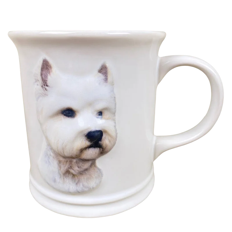 Insulated kids’ sippy cups-Best Friend Originals Westie Embossed Mug Xpres