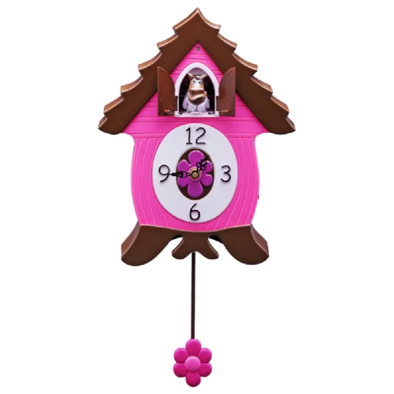 Stylish rattan wall mirrors-WinnyCoo,  Horse CooClock by HeadsUp, Xanadoo, Animated Animal Character Quartz Cuckoo Clock