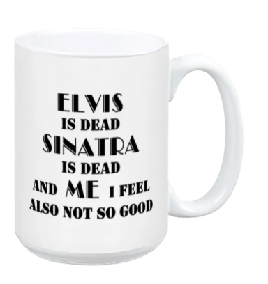 Modern insulated water cups-Elvis Sinatra Mug