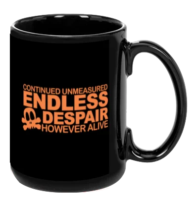 Minimalist glass coffee mugs-Endless Despair - Mug