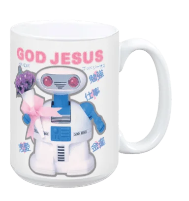 Portable silicone water cups-God Jesus - Mug