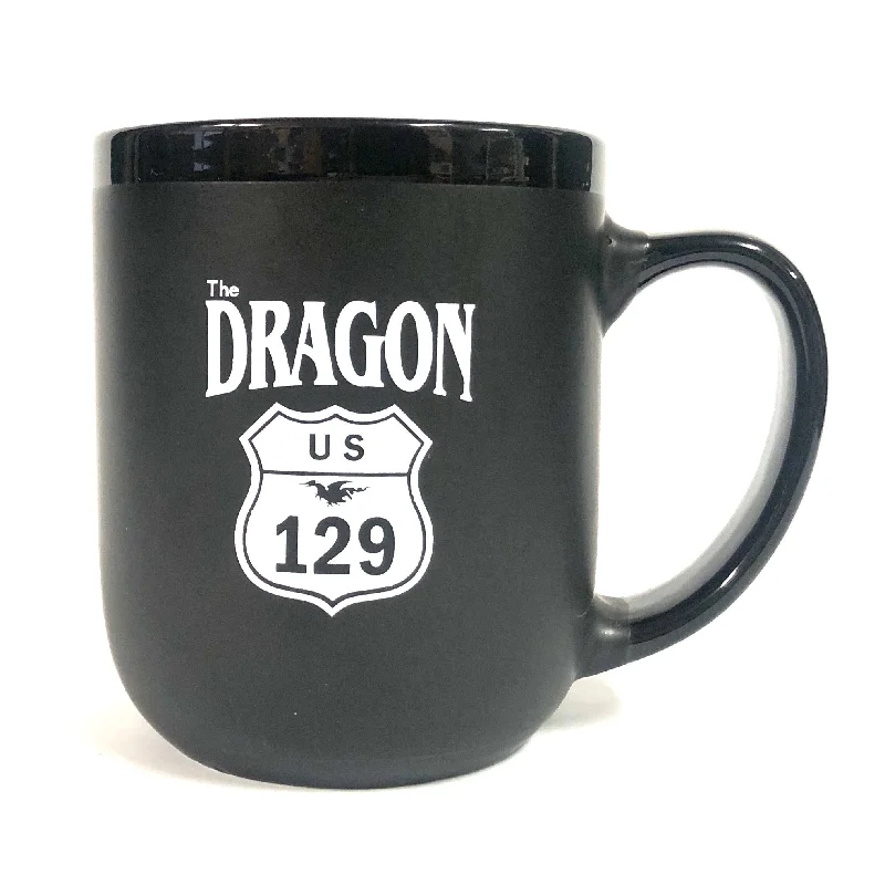 Shatterproof plastic wine cups-Matte Black 'The Dragon' mug