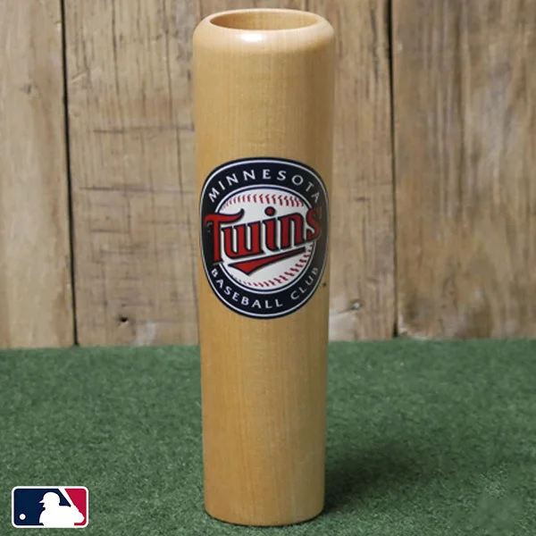 Bold yellow ceramic tumblers-Minnesota Twins INKED! Dugout Mug® | Baseball Bat Mug