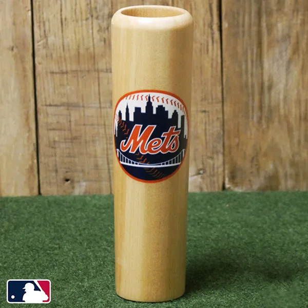 Compact silicone travel cups-New York Mets INKED! Dugout Mug® | Baseball Bat Mug