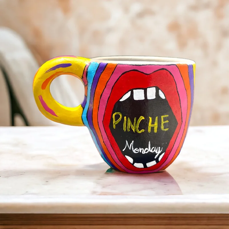 Vintage floral teacups-Pinche Monday Mug