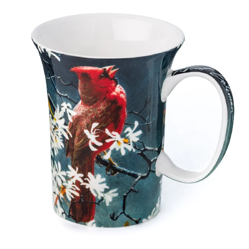 Spill-proof kids’ cups-Spring Cardinal Crest Mug